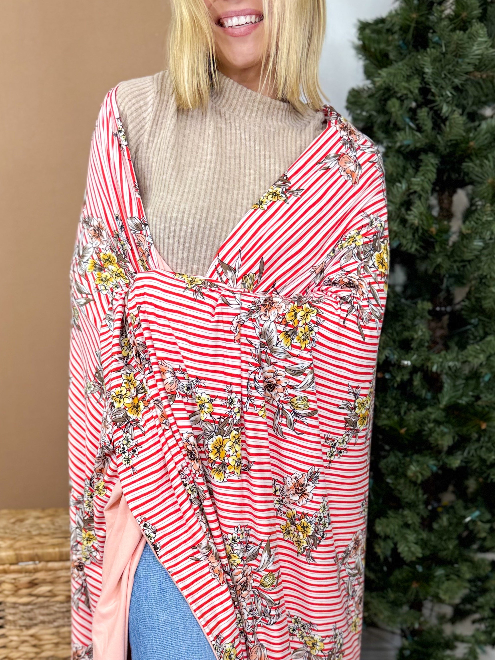 Peach Blossom Dreamer Blanket-340 Other Accessories-Heathered Boho-Heathered Boho Boutique, Women's Fashion and Accessories in Palmetto, FL