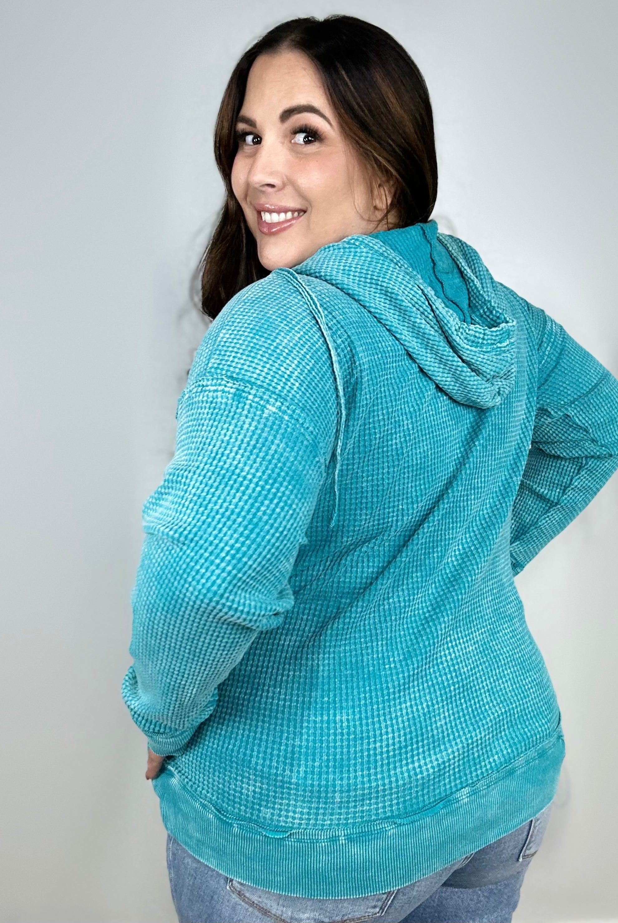 Instant Comfort Hoodie-210 Hoodies-ZENANA-Heathered Boho Boutique, Women's Fashion and Accessories in Palmetto, FL