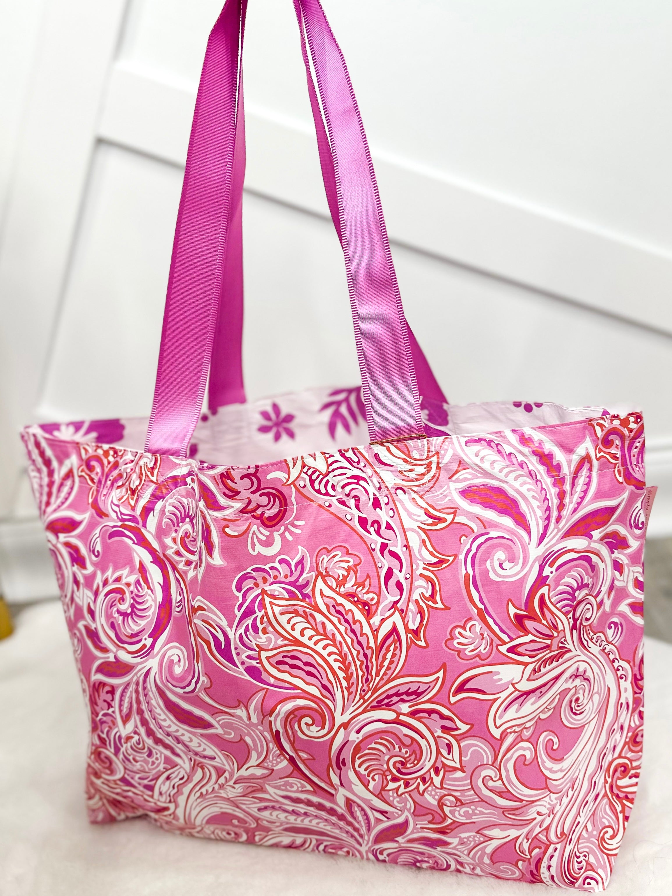 Reversible Tote Bag-320 Bags-Simply Southern-Heathered Boho Boutique, Women's Fashion and Accessories in Palmetto, FL