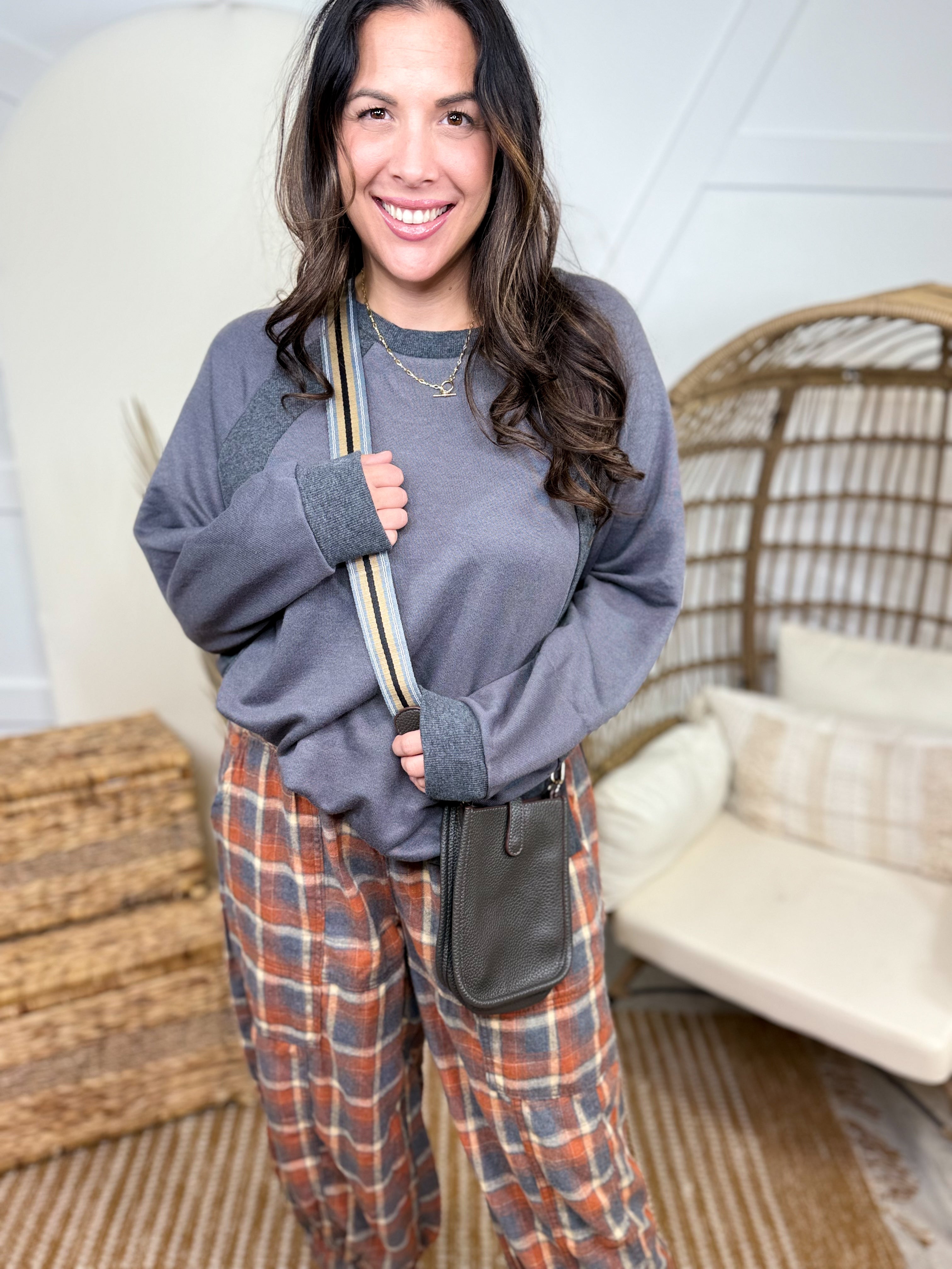 Cozy About Top-120 LONG SLEEVE TOPS-SEW IN LOVE-Heathered Boho Boutique, Women's Fashion and Accessories in Palmetto, FL