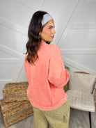 Last Words Long Sleeve Top-120 Long Sleeve Tops-Easel-Heathered Boho Boutique, Women's Fashion and Accessories in Palmetto, FL