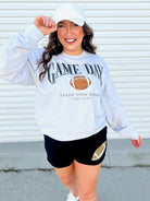 Game Day Crewneck-120 Long Sleeve Tops-Simply Southern-Heathered Boho Boutique, Women's Fashion and Accessories in Palmetto, FL