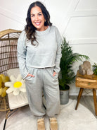 Flashy Lounge Set-240 Activewear/Sets-Davi & Dani-Heathered Boho Boutique, Women's Fashion and Accessories in Palmetto, FL