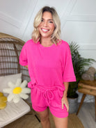 Restock: Time to Wake Set-240 ACTIVEWEAR/SETS-ZENANA-Heathered Boho Boutique, Women's Fashion and Accessories in Palmetto, FL
