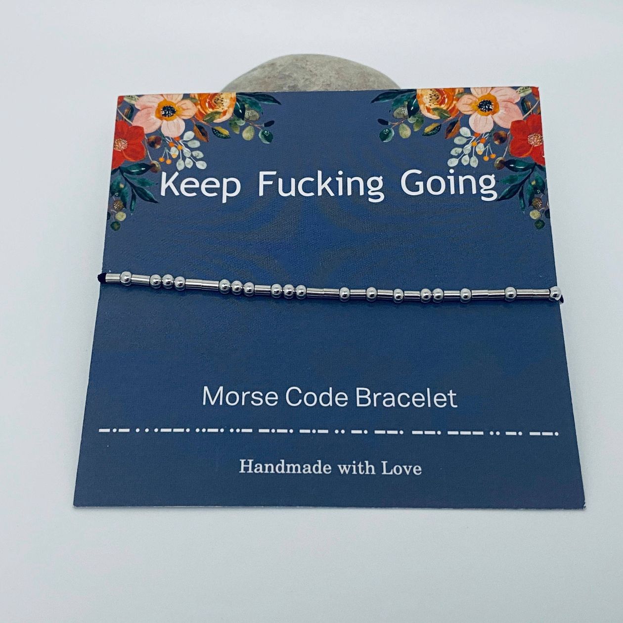 Keep Going Morse Code Bracelets-310 Jewelry-Mio Queena-Heathered Boho Boutique, Women's Fashion and Accessories in Palmetto, FL