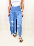 Go Getter Floral Wide Leg Pants-150 PANTS-Davi & Dani-Heathered Boho Boutique, Women's Fashion and Accessories in Palmetto, FL