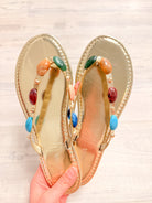 Aria Sandals - Gold-350 SHOES-Top Guy-Heathered Boho Boutique, Women's Fashion and Accessories in Palmetto, FL