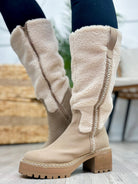 Teirson Boots - Stone-350 Shoes-Mia Shoes-Heathered Boho Boutique, Women's Fashion and Accessories in Palmetto, FL