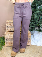 Coffee Weather Pants-150 PANTS-TRES BIEN-Heathered Boho Boutique, Women's Fashion and Accessories in Palmetto, FL