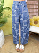 Bandana Babe Barrel Jeans-150 PANTS-EASEL-Heathered Boho Boutique, Women's Fashion and Accessories in Palmetto, FL