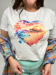 Beach Sunset in my Heart Graphic Tee -207-130 Graphic Tees-Heathered Boho-Heathered Boho Boutique, Women's Fashion and Accessories in Palmetto, FL