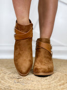 Ponda Ankle Boots - Coffee-350 SHOES-Fortune Dynamic-Heathered Boho Boutique, Women's Fashion and Accessories in Palmetto, FL