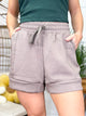 Scuba Shorts-160 SHORTS-Rae Mode-Heathered Boho Boutique, Women's Fashion and Accessories in Palmetto, FL