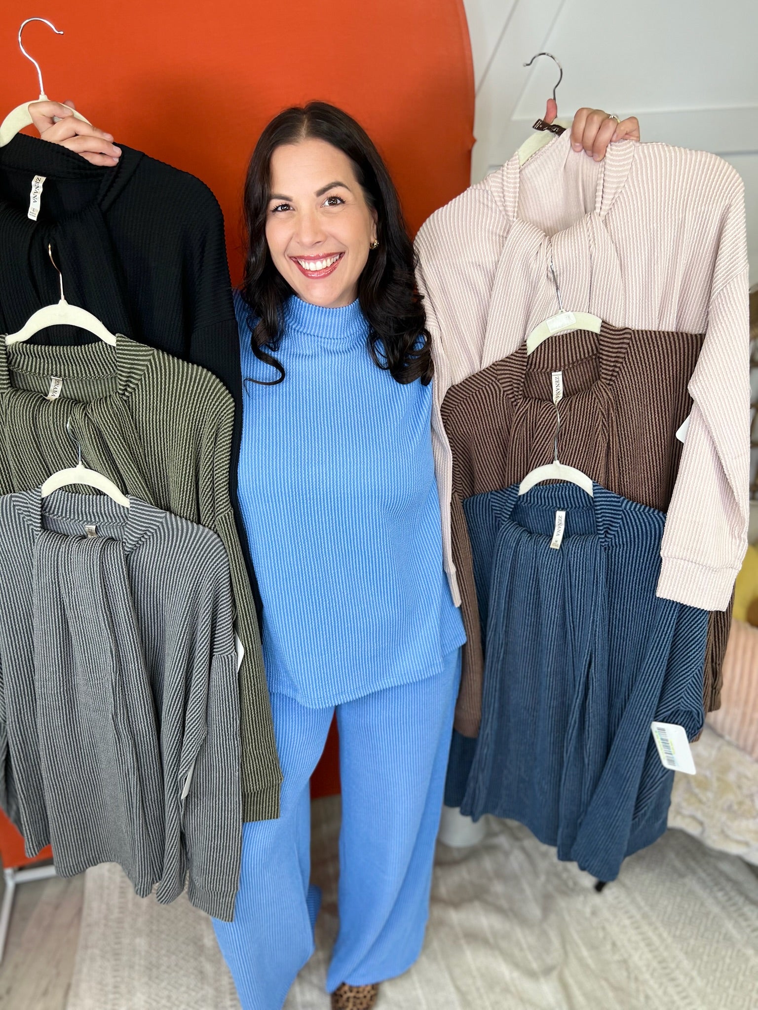 The Cozy Agenda Set-240 ACTIVEWEAR/SETS-ZENANA-Heathered Boho Boutique, Women's Fashion and Accessories in Palmetto, FL