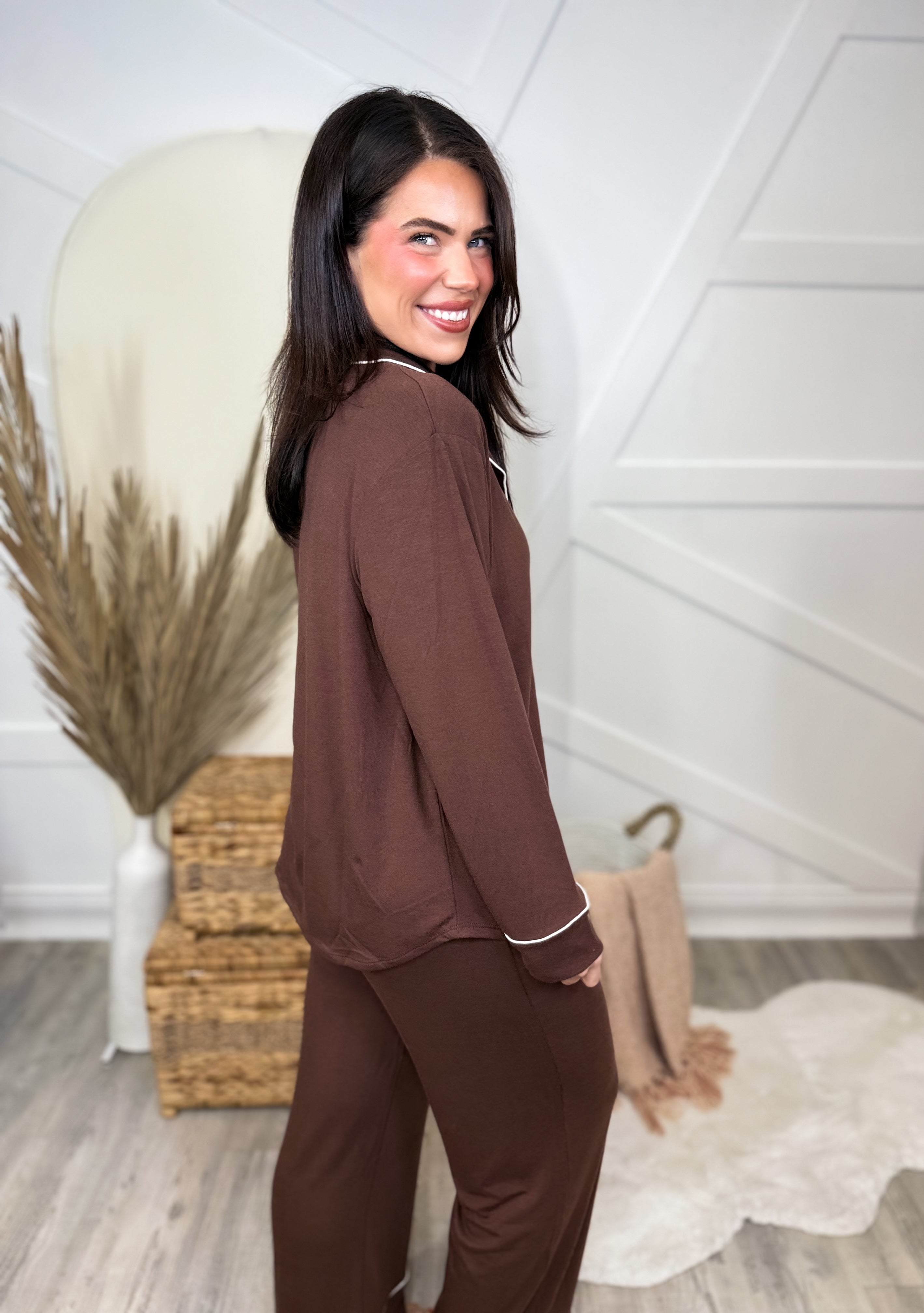 Nighty Night PJ Set-240 ACTIVEWEAR/SETS-ZENANA-Heathered Boho Boutique, Women's Fashion and Accessories in Palmetto, FL