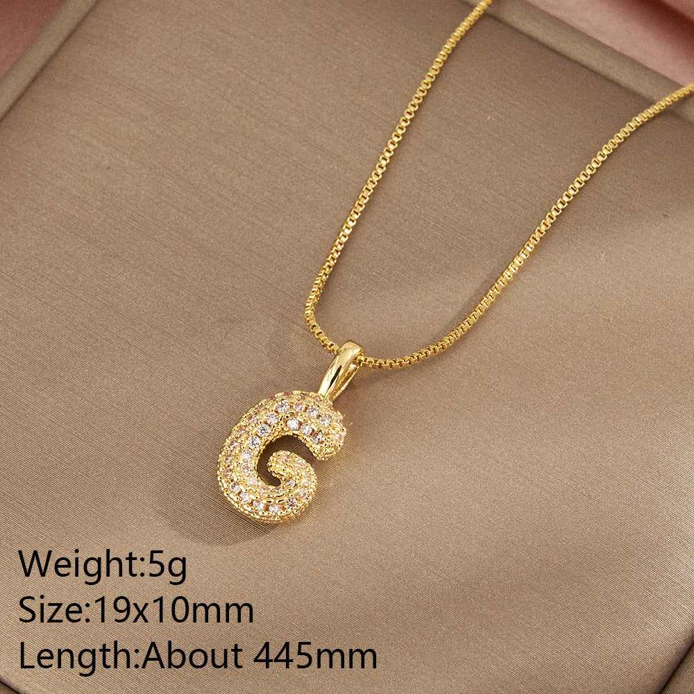 All About YOU Initial Necklace-310 JEWELRY-NIHAO JEWELRY-Heathered Boho Boutique, Women's Fashion and Accessories in Palmetto, FL