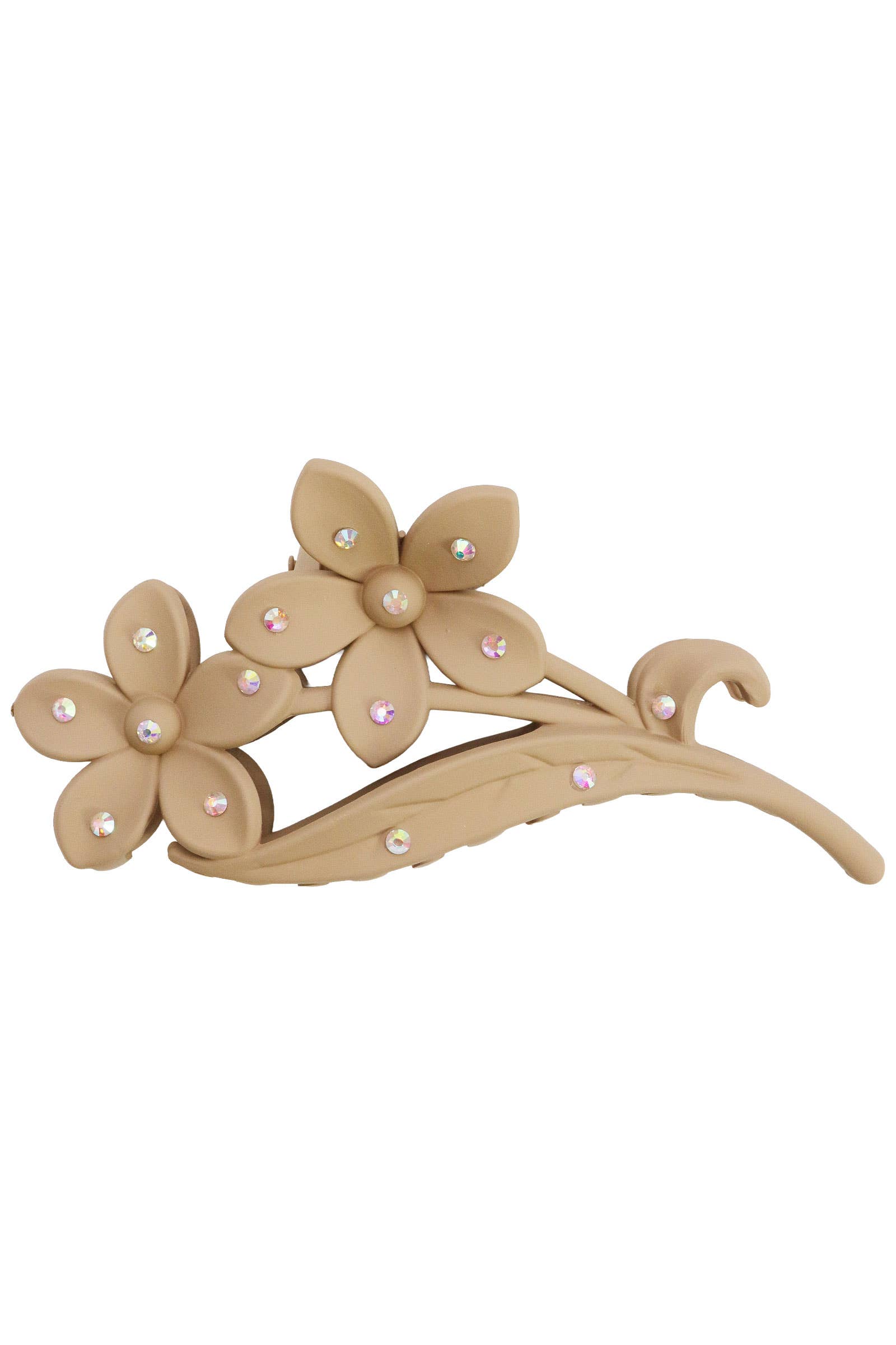 Bling Matte Flower Bouquet Hair Claw-Cap Zone-Heathered Boho Boutique, Women's Fashion and Accessories in Palmetto, FL