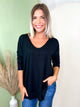 The Lola Long Sleeve Top-120 LONG SLEEVE TOPS-ZENANA-Heathered Boho Boutique, Women's Fashion and Accessories in Palmetto, FL