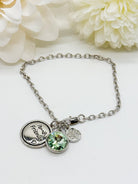 Crystal Friend Charm Bracelet-310 Jewelry-RM Manufacturing-Heathered Boho Boutique, Women's Fashion and Accessories in Palmetto, FL