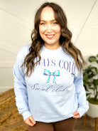 Always Cold Social Club Crewneck-120 Long Sleeve Tops-Simply Southern-Heathered Boho Boutique, Women's Fashion and Accessories in Palmetto, FL