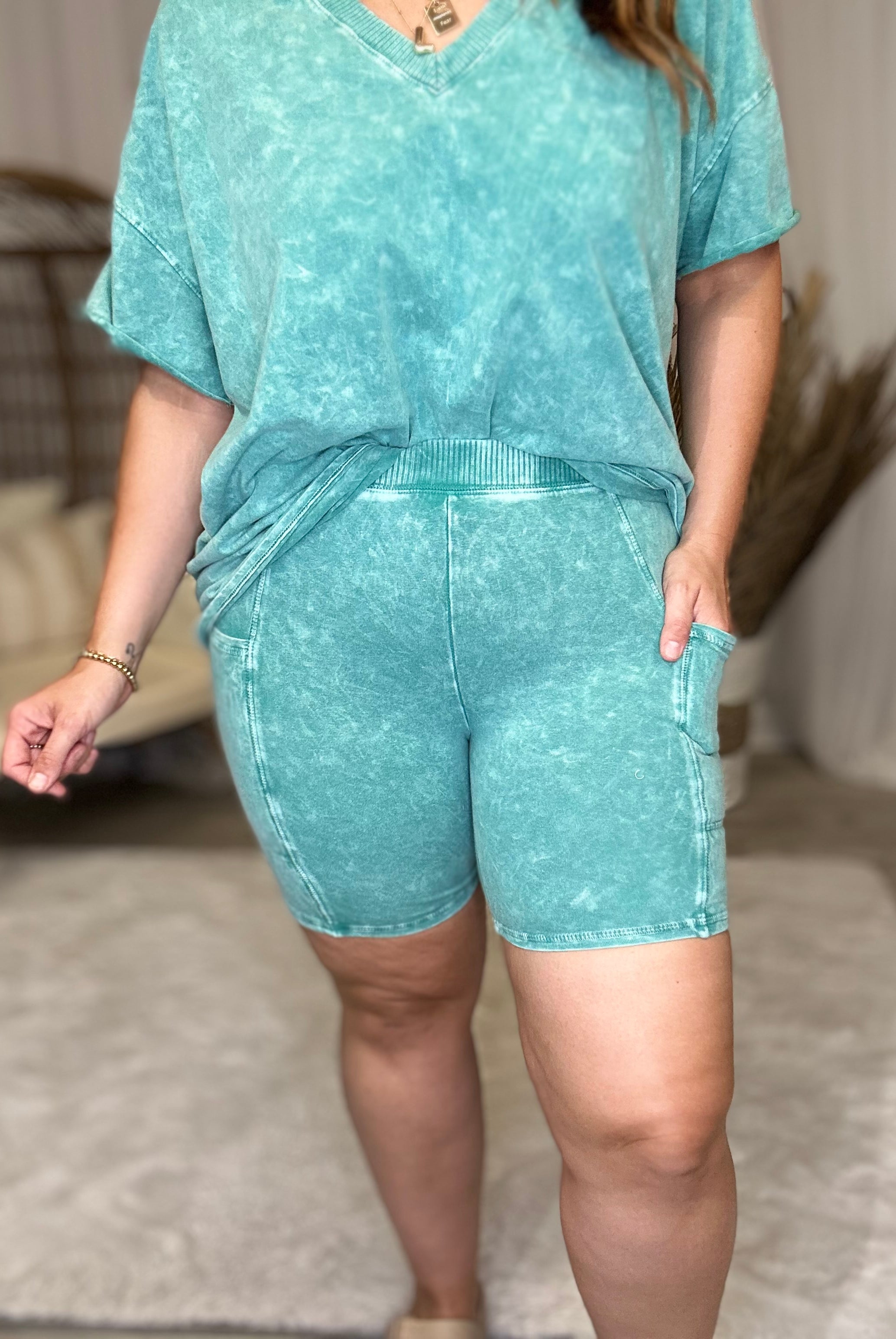 Catch Me If You Can Shorts (REG/CURVY)-160 shorts-J. Her-Heathered Boho Boutique, Women's Fashion and Accessories in Palmetto, FL