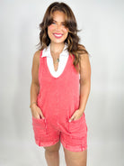 Another Chance Romper-230 Dresses/Jumpsuits/Rompers-J. Her-Heathered Boho Boutique, Women's Fashion and Accessories in Palmetto, FL