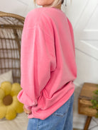 Beachy Graphic Sweatshirt-120 LONG SLEEVE TOPS-Heathered Boho-Heathered Boho Boutique, Women's Fashion and Accessories in Palmetto, FL