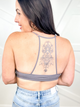 Tattoo Mesh Bralette-140 Body Suits/ Intimates-Leto-Heathered Boho Boutique, Women's Fashion and Accessories in Palmetto, FL