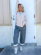 Spot On Denim Pants-150 PANTS-ODDI-Heathered Boho Boutique, Women's Fashion and Accessories in Palmetto, FL