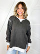 The Weekend Washed Pullover-120 LONG SLEEVE TOPS-ZENANA-Heathered Boho Boutique, Women's Fashion and Accessories in Palmetto, FL