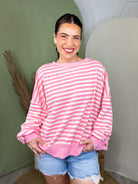 Salt Air Striped Sweater-120 LONG SLEEVE TOPS-HEIMISH-Heathered Boho Boutique, Women's Fashion and Accessories in Palmetto, FL