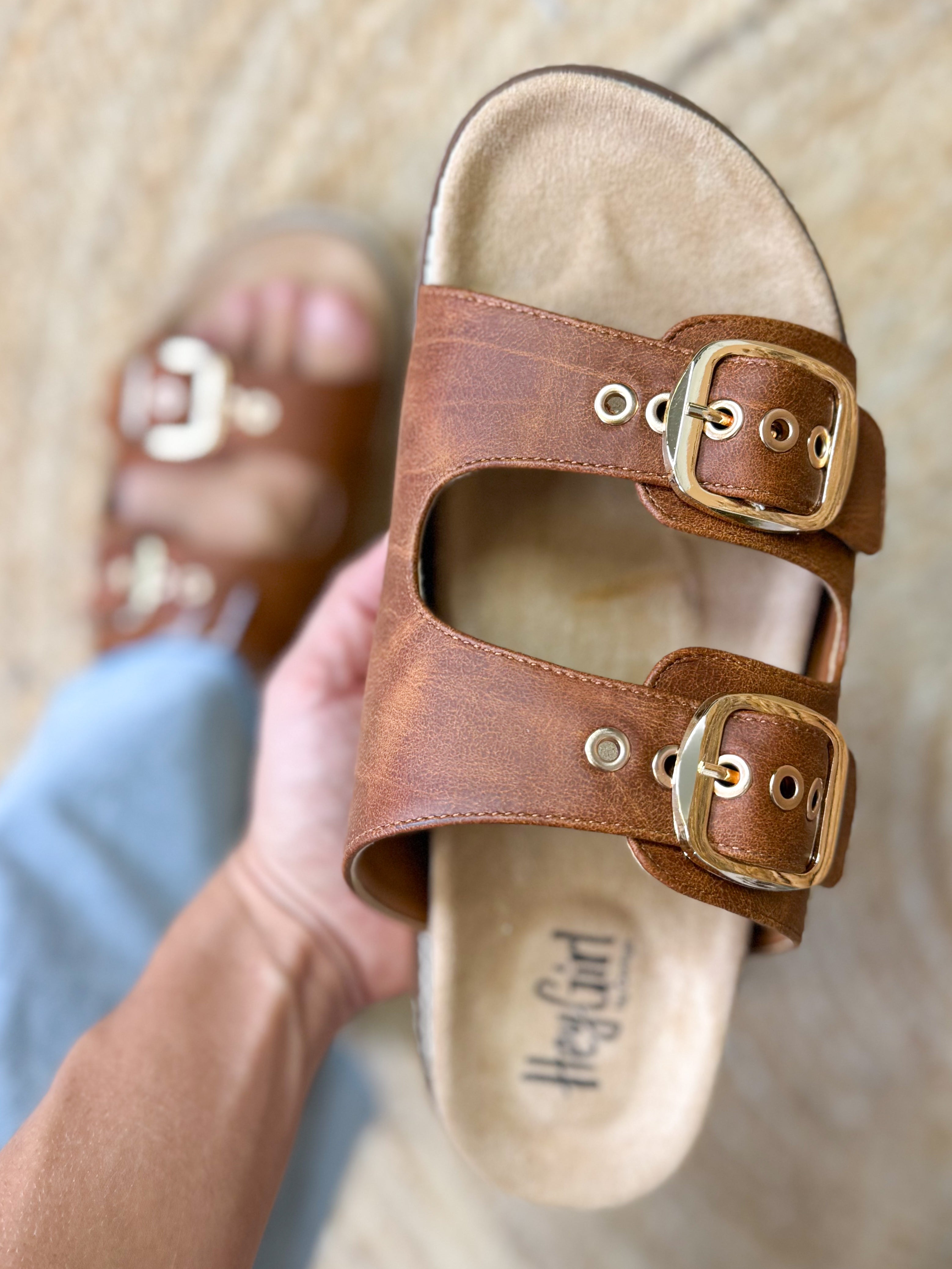 Feelin Saucy Sandals - Rust-350 SHOES-Corkys-Heathered Boho Boutique, Women's Fashion and Accessories in Palmetto, FL