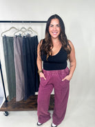 Knockout Pants-150 PANTS-Rae Mode-Heathered Boho Boutique, Women's Fashion and Accessories in Palmetto, FL