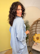 Seaside Mix Top-120 LONG SLEEVE TOPS-EASEL-Heathered Boho Boutique, Women's Fashion and Accessories in Palmetto, FL