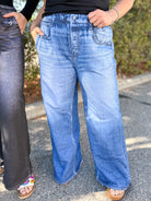 Restock: Big Energy Wide Leg Pants-150 PANTS-DEAR SCARLETT-Heathered Boho Boutique, Women's Fashion and Accessories in Palmetto, FL