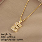 All About YOU Initial Necklace-310 JEWELRY-NIHAO JEWELRY-Heathered Boho Boutique, Women's Fashion and Accessories in Palmetto, FL