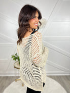 Taking Off Knit Top-120 Long Sleeve Tops-Pol-Heathered Boho Boutique, Women's Fashion and Accessories in Palmetto, FL