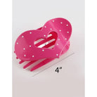 Lovely Polka Dot Heart Cut out Flat Hair Clip-340 Other Accessories-Love and Repeat-Heathered Boho Boutique, Women's Fashion and Accessories in Palmetto, FL