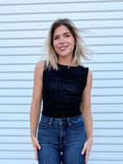 Dance the Night Away Top-110 Short Sleeve Top-White Birch-Heathered Boho Boutique, Women's Fashion and Accessories in Palmetto, FL