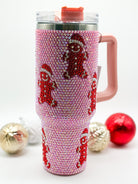 40oz Gingerbread Man Tumbler-340 Other Accessories-Nima Accessories Inc-Heathered Boho Boutique, Women's Fashion and Accessories in Palmetto, FL