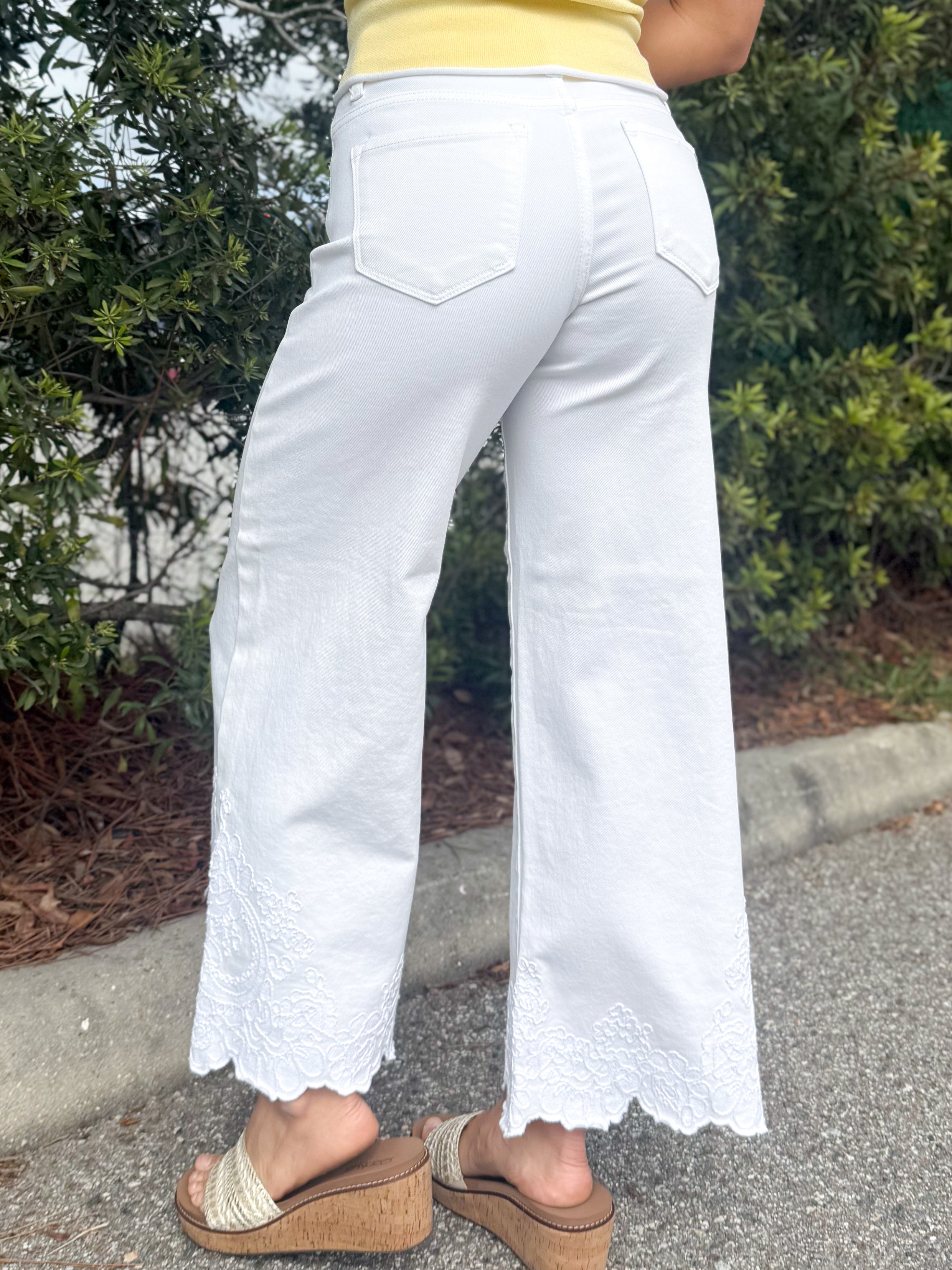 Grace & Ease Tummy Control Cropped Jean By Risen-190 Jeans-RISEN-Heathered Boho Boutique, Women's Fashion and Accessories in Palmetto, FL