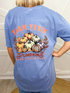 Farm Fresh Pumpkins Graphic Tee-120 Long Sleeve Tops-Heathered Boho-Heathered Boho Boutique, Women's Fashion and Accessories in Palmetto, FL