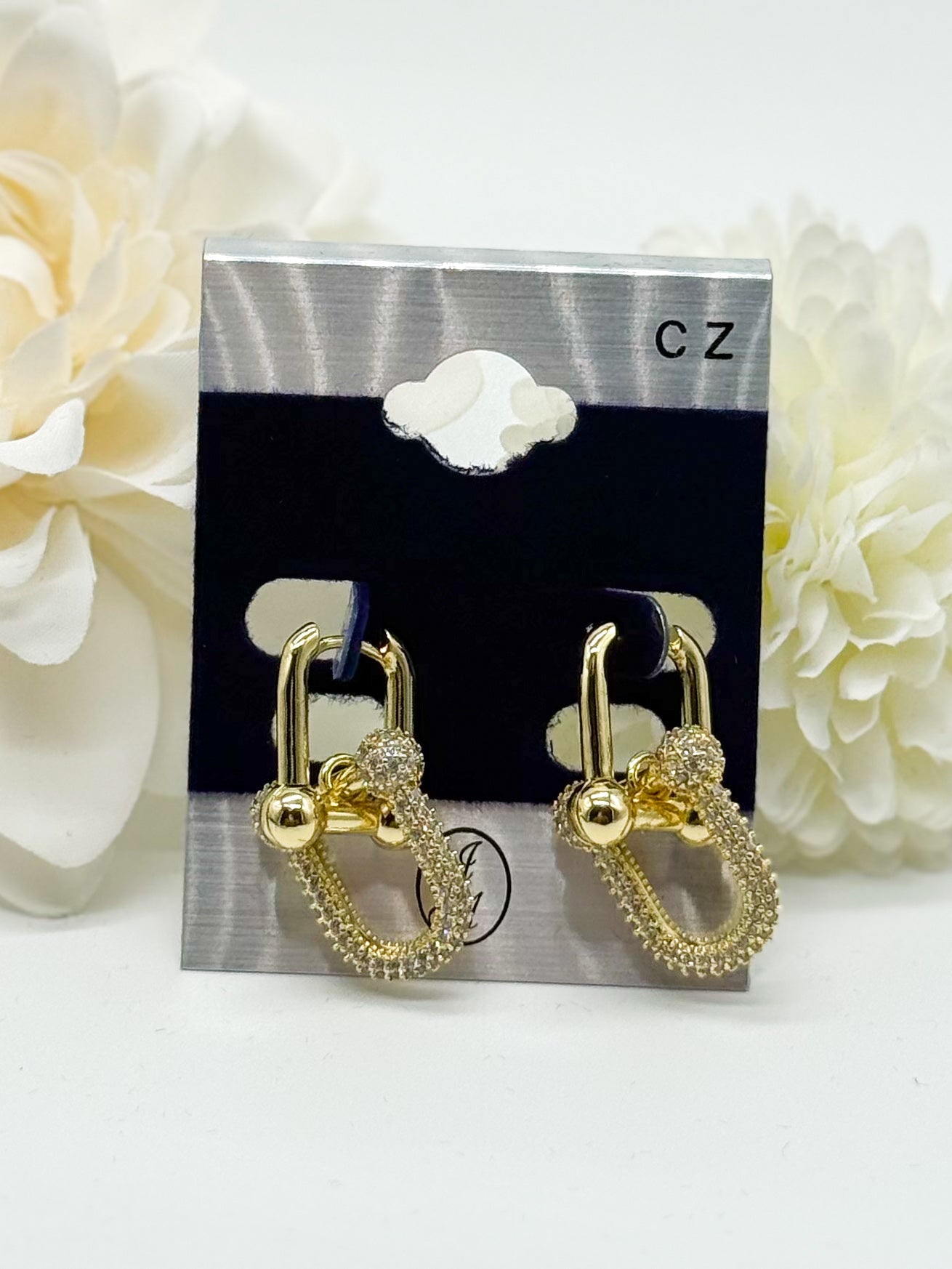 The Real Deal Horseshoe Earrings-310 Jewelry-Joseph Anthony NY, Inc-Heathered Boho Boutique, Women's Fashion and Accessories in Palmetto, FL
