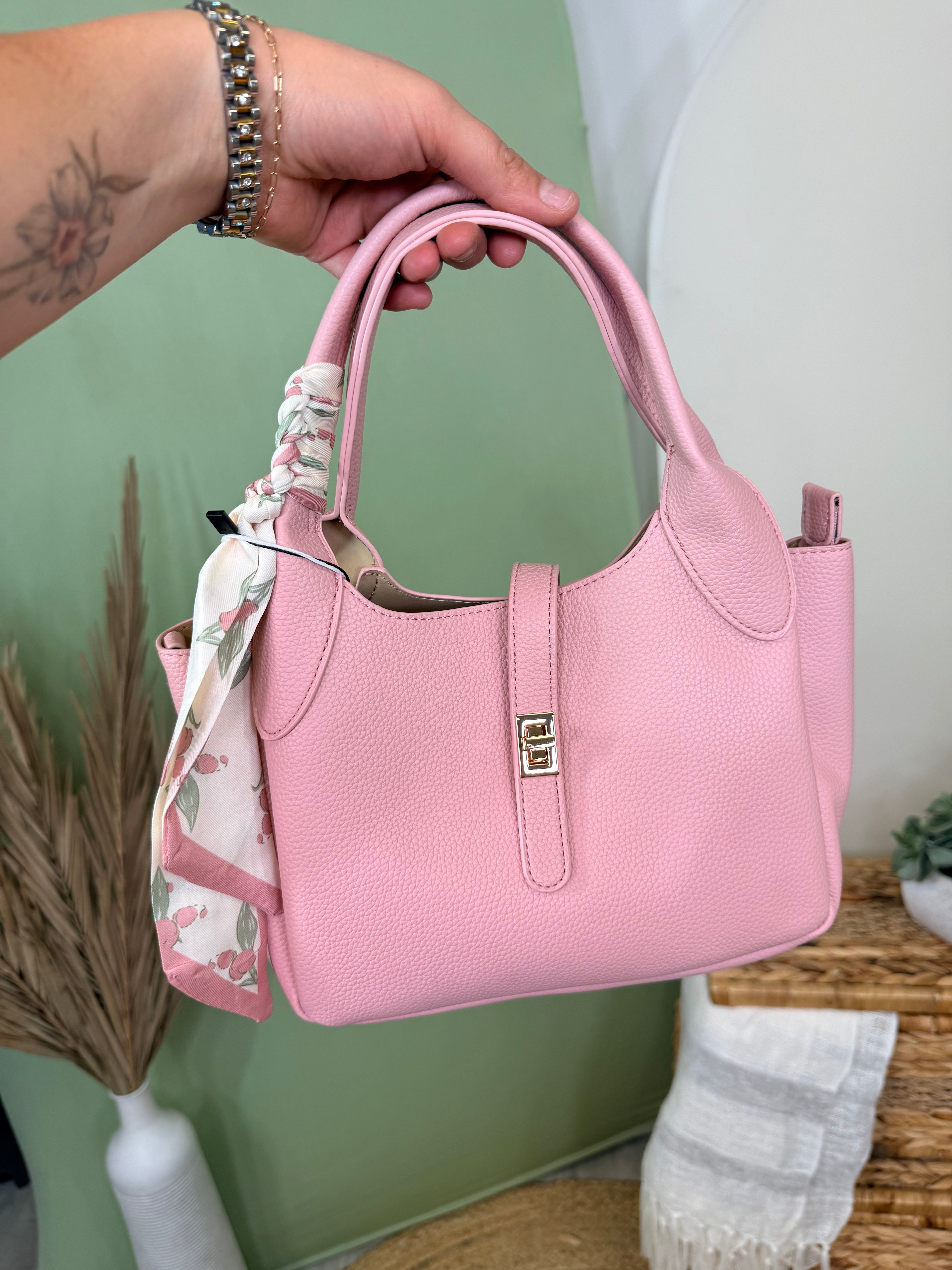 The Southern Charm Satchel-320 BAGS-TOPS HANDBAGS-Heathered Boho Boutique, Women's Fashion and Accessories in Palmetto, FL