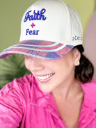 Heathered Boho Faith Over Fear Hat-330 Headwear-Heathered Boho-Heathered Boho Boutique, Women's Fashion and Accessories in Palmetto, FL