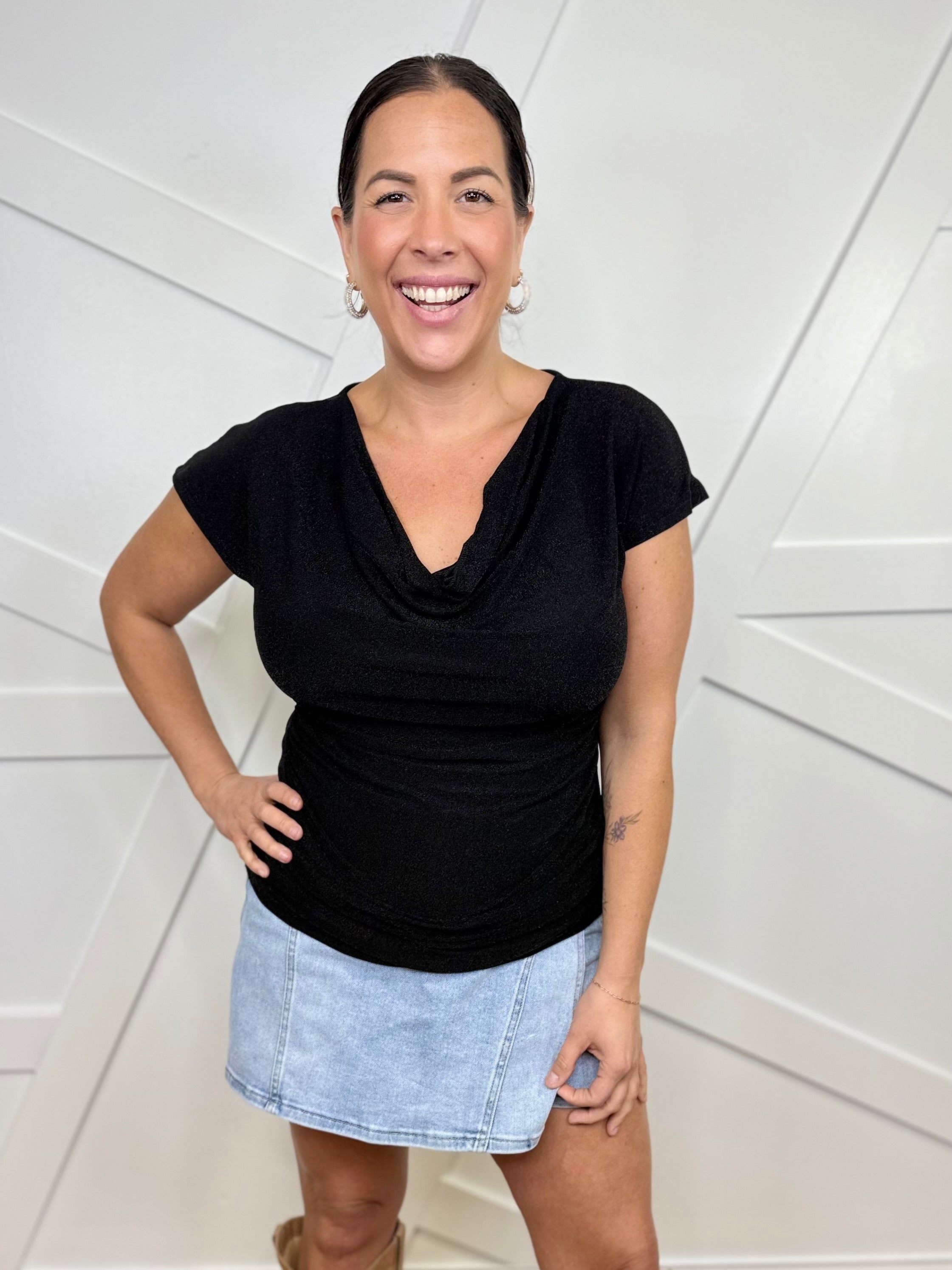 Restock: Got A Good Thing Top-110 SHORT SLEEVE TOP-White Birch-Heathered Boho Boutique, Women's Fashion and Accessories in Palmetto, FL