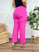 Out of the Office Pants- Hot Pink-150 PANTS-DEAR SCARLETT-Heathered Boho Boutique, Women's Fashion and Accessories in Palmetto, FL