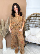 The Autumn Revival Wide Leg Pants-150 PANTS-EASEL-Heathered Boho Boutique, Women's Fashion and Accessories in Palmetto, FL