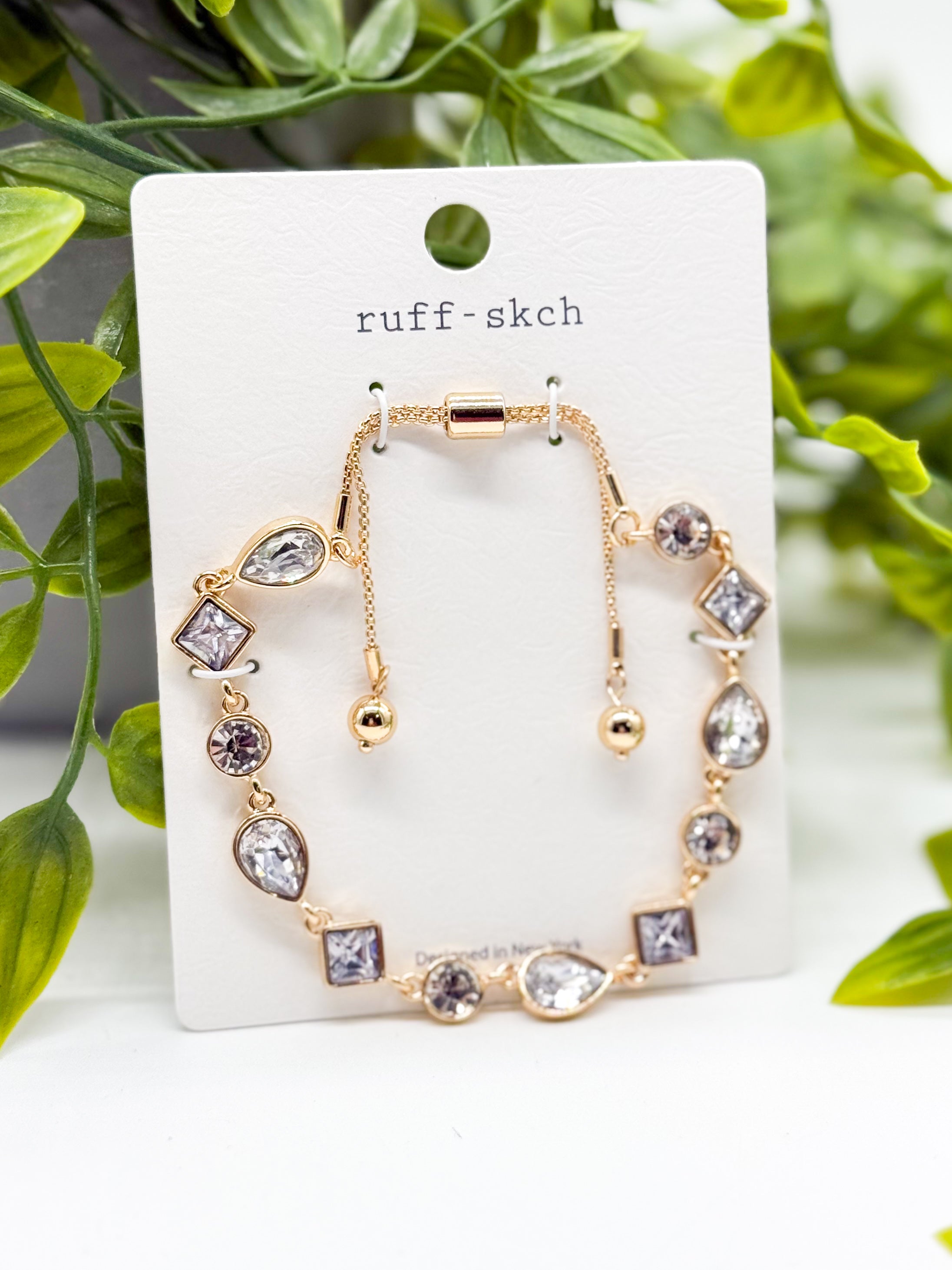 Outshine the Rest Bracelet-310 Jewelry-Rough Sketch-Heathered Boho Boutique, Women's Fashion and Accessories in Palmetto, FL