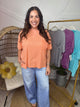 Favorite Day Top-110 SHORT SLEEVE TOP-ZENANA-Heathered Boho Boutique, Women's Fashion and Accessories in Palmetto, FL